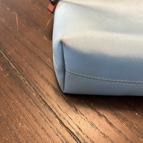 Dooney & Bourke Nylon Crossbody.  Pale Blue. - Picture 4 of 11